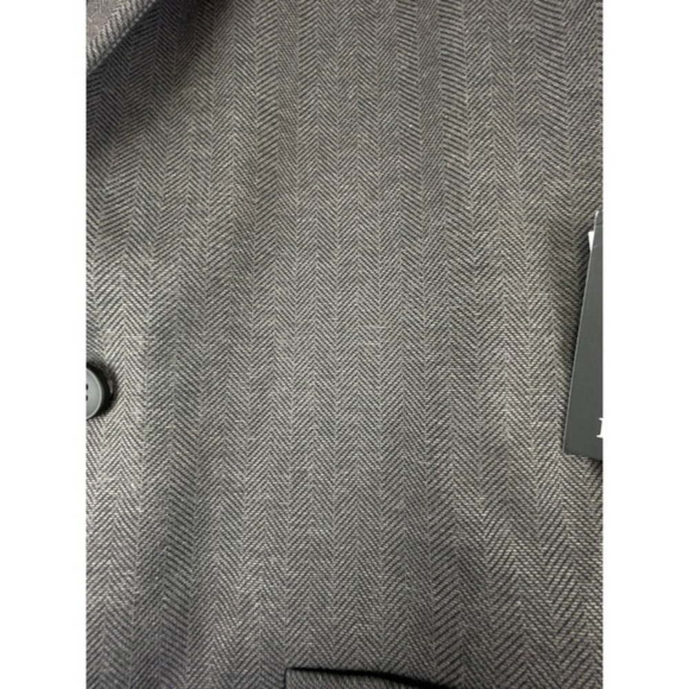 Mizzen Main Mens S Parker Suit Blazer Herringbone Gray Performance Modern NWT - Picture 10 of 10